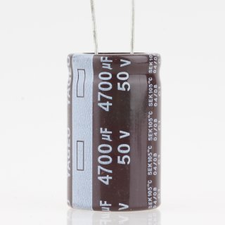 4700uF 50V Elko Elektrolytkondensator Radial 105° 25x35mm Snap-In