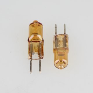 2 x Paulmann Halogen Stiftsockellampe 35W/GY6,35/12V  Gold warmweiß