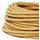Textilkabel Stoffkabel beige 2-adrig 2x0,75 Zug-Pendelleitung S03RT-F 