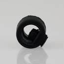 Zugentlaster Kunststoff schwarz mit M10x1x7 Aussengewinde