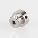 Ms Stahlseil-Halter mit M3 Quergewinde vernickelt M10x1 AG 13x12mm