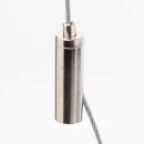 Ms Seilstopper mit seitlichem Ausgang M4 IG vernickelt...