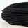 Textilkabel Stoffkabel schwarz 1-adrig 1x0,75mm² Einzeladerleitung 