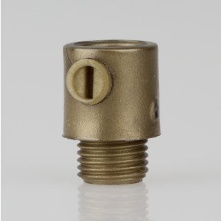 M10x1 AG Zugentlaster Zugentlastung 13x19mm für Kabel Kunststoff gold