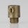 Zugentlastung mit M10x1 Außengewinde für Kabel 13x19mm Kunststoff gold
