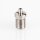 Ms Seilstopper mit Bund und Befestigungsschlitz vernickelt M8x1x10 mm 9x12 mm