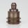E27 Vintage Lampenfassung Metall Antik Fume mit Zugentlastung und 2 Schraubringe