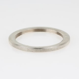 E27 Vintage Schraubring 48x3mm Metall Nickel matt