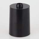 Lampen Leuchten Baldachin 60x85mm Kunststoff schwarz Zylinderform für 10er Rohr