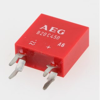 B20C450 Brücken-Gleichrichter rot AEG