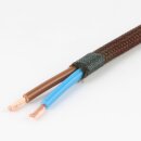 Textilkabel braun 2-adrig 2×0,75 mm²...