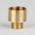 M10x1 AG auf M13x1 IG Reduzier-Nippel Kopfstück Gewinde-Adapter 15x16mm Messing roh