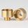M10x1 AG auf M16x1 IG Reduzier-Nippel Kopfstück Gewinde-Adapter 18x16mm Messing roh