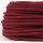 Textilkabel Bordeaux Rot 3-adrig 3x0,75 Schlauchleitung 3G 0,75 H03VV-F textilummantelt