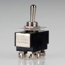 Einbau-Kippschalter mit Metallhebel 2xEIN/AUS/EIN 6A/250V mit 6 Schraubanschlüssen