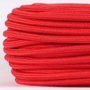 Textilkabel Stoffkabel rot 3-adrig 3x0,75...