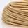 Textilkabel Stoffkabel gold 1-adrig 1x0,75mm² Einzeladerleitung 