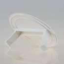 Federdeckel für 60mm Schalterdose Kunststoff weiß