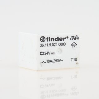 24V DC 10A/250V 1xUM Relais Finder 36.11.9.012.4011
