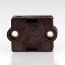 interBär Einbau-Druckschalter Serienschalter weiß 1-Polig 250V/2A
