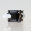 Lampen Einbauschalter Serien Einbau-Druckschalter weiß 250V/2A 12 mm Achse 1-polig interbär