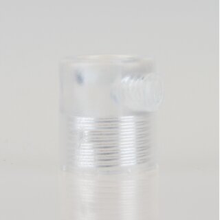 Zugentlastung Kunststoff transparent mit M13x1 Innengewinde für Kabel