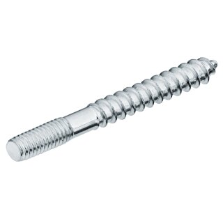 M4 Stockschraube Länge 40mm Stahl verzinkt gewalztes Gewinde ohne Antrieb