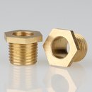 M10x1 Trompetennippel 6 kant ohne Verdrehschutz Messing...