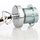 E27 Lampen Kettenpendel verchromt 1m lang mit Metall Baldachin Tulpenform