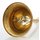 E27 Lampen Kettenpendel messing poliert 1m lang mit Metall Baldachin Tulpenform