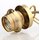 E27 Lampen Kettenpendel messing poliert 1m lang mit Metall Baldachin Tulpenform