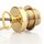 E27 Lampen Kettenpendel messing poliert 1m lang mit Metall Baldachin Tulpenform