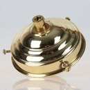 Lampenschirm Glashalter 89x34mm Messing poliert mit E27...