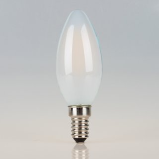 Sigor E14 LED Filament Kerzenlampe matt 4,5W = (40W) 430lm warmweiß dimmbar