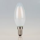 Sigor E14 LED Filament Kerzenlampe matt 4,5W = (40W)...