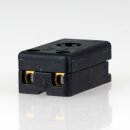 Einbau-Zugschalter 1-polig EIN/AUS 250V/2A L27x15x11mm mit Einlochbefestigung für Lampen