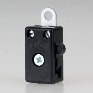Einbau-Zugschalter 1-polig EIN/AUS 250V/2A L27xB16xH12mm mit Befestigungslasche für Lampen