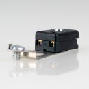 Einbau-Zugschalter 1-polig EIN/AUS 250V/2A L27x16x12mm Befestigungslasche mit Erdung für Lampen