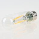 Sigor E27 LED Filament Röhrenlampe T32 klar 4,5W = (40W) 470lm warmweiß dimmbar