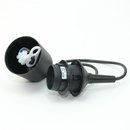 E27 Lampen Leuchtenpendel Kunststoff schwarz 150cm lang mit Baldachin