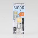 Sigor GY6.35 LED Leuchtmittel Lampe Ecolux 2.4W/12V = (25W) 300lm warmwei&szlig;
