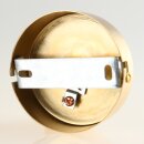 1-Loch Lampen-Baldachin Metall 80x25mm Messing matt mit...