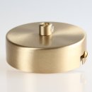 Lampen Metall Baldachin 80x25mm Messing matt für 1...
