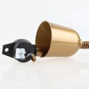 E27 Rollyzug Lampen Leuchtenpendel Kunststoff gold 40-120cm lang mit Baldachin