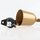 E27 Rollyzug Lampen Leuchtenpendel Kunststoff gold 40-120cm lang mit Baldachin