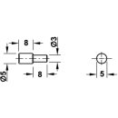 Häfele Bodenträger zum Einstecken in 3mm Bohrloch Stahl vernickelt