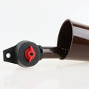 E27 Rollyzug Lampen Leuchtenpendel Kunststoff braun 40-120cm lang mit Baldachin