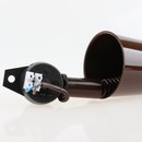 E27 Rollyzug Lampen Leuchtenpendel Kunststoff braun 40-120cm lang mit Baldachin