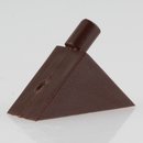 Häfele Bodenträger H3141 für Holz oder Glas KU braun zum...