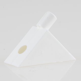 Häfele Bodenträger H3141 für Holz oder Glas KU weiß zum...